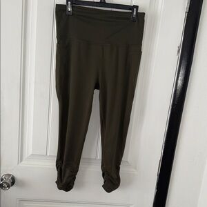 all in motion Brown Activewear Top with White Logo